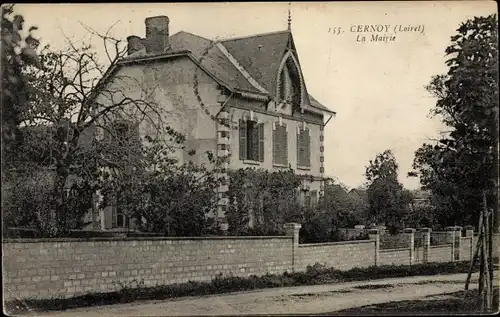 Ak Cernoy Loiret, Mairie