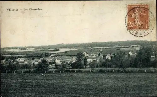 Ak Villette Yvelines, Vue générale