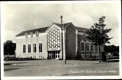 Ak Emmen Drenthe Niederlande, Chr. Cultureel Centrum Ichthus