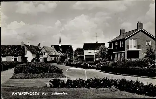 Ak Paterswolde Drenthe Niederlande, Kon. Julianalaan