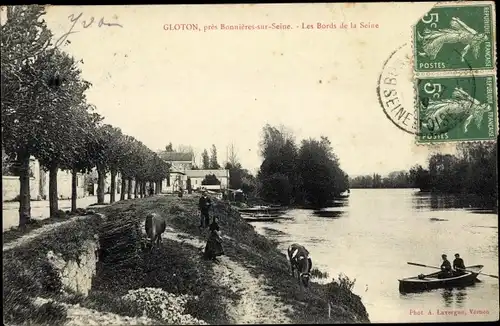 Ak Gloton Yvelines, Les Bords de la Seine