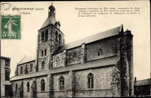 Ak Boiscommun Loiret, L'Eglise