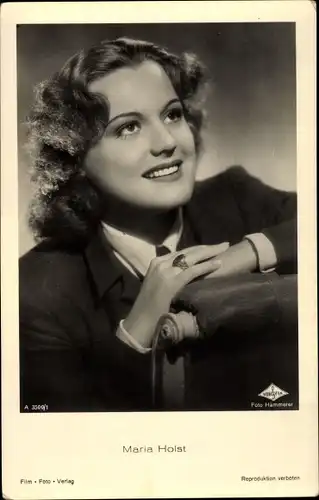Ak Schauspielerin Maria Holst