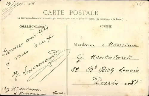 Ak Boiscommun Loiret, Église