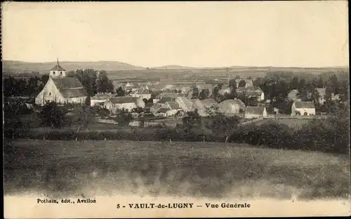 Ak Vault de Lugny Yonne, Vue Générale