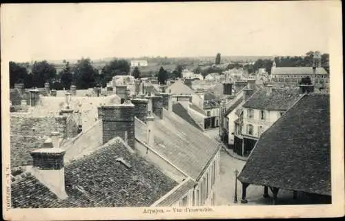 Ak Arpajon Essonne, Vue d´Ensemble