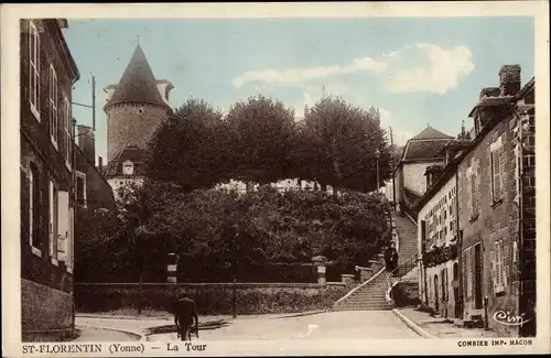 Ak Saint Florentin Yonne, La Tour