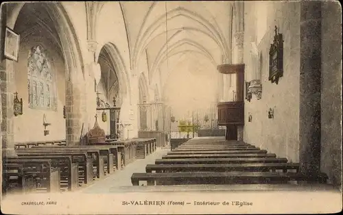 Saint Valerien Yonne, Interieur de l'Eglise