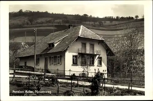 Ak Neuenweg Kleines Wiesental im Schwarzwald, Pension Adler