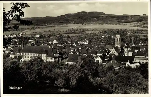 Ak Balingen in Württemberg, Totalansicht der Ortschaft