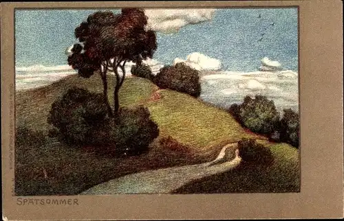 Litho Spätsommer, Landschaft