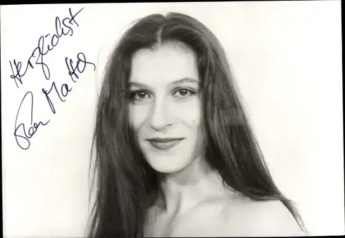 Ak Schauspielerin Eva Mattes, Portrait, Autogramm