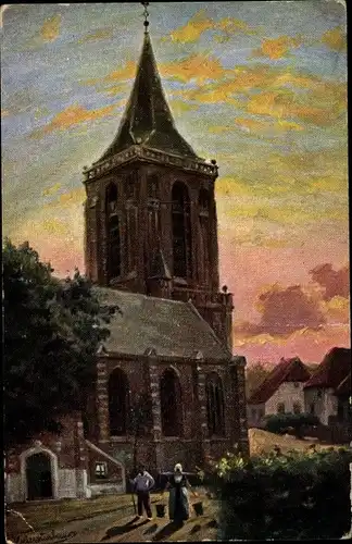 Künstler Ak Gerstenhauer, Johann, Georg, Niederlande, Kirche