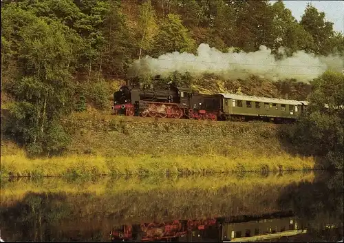 Ak Museumslokomotive 381182 im Elstertal bei Neumühle