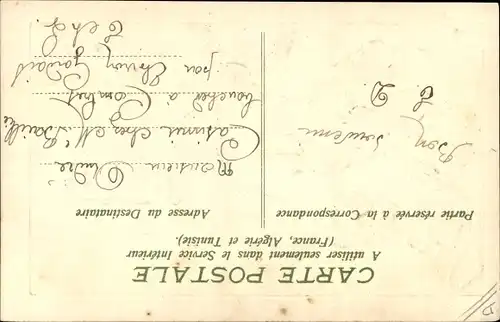 Präge Ak Amities, Blume, Pilze, Kitsch