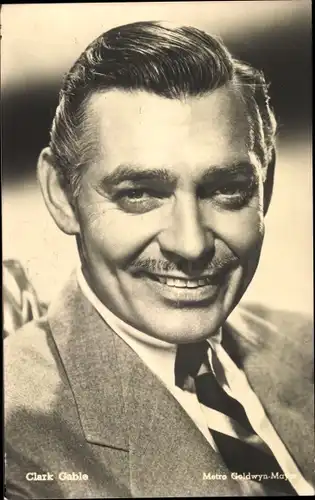 Ak Schauspieler Clark Gable, Portrait