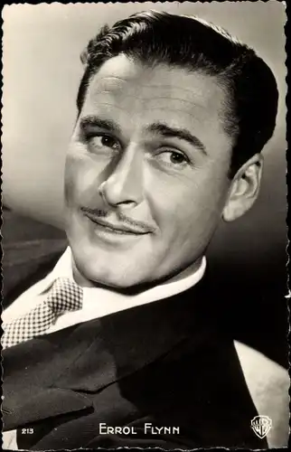 Ak Schauspieler Errol Flynn, Portrait