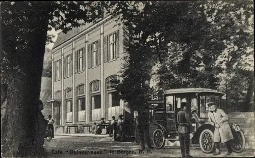 Ak Bergen aan Zee Nordholland Niederlande, Hotel-Café-Restaurant Duinvermaak, Auto