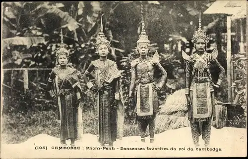 Ak Phnom Penh Kambodscha, Danseuses favorites du roi, Tänzerinnen