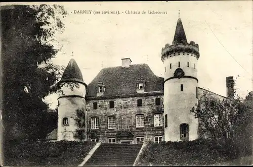 Ak Relanges Vosges, Château de Lichecourt
