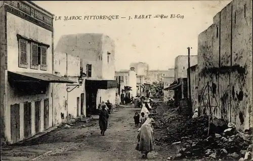 Ak Rabat Marokko, Rue El-Gsa