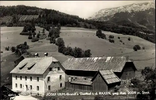 Ak Steiermark, Josef Ulm, Brandls Gasthof Raxen