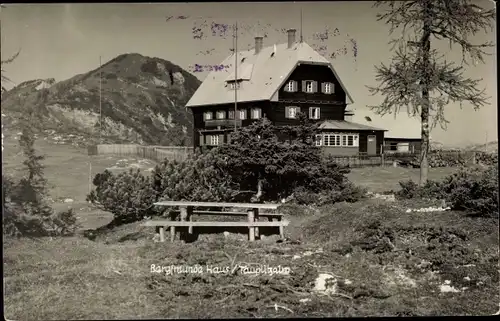 Ak Liezen Steiermark, Bergfreunde Haus, Tauplitzalm