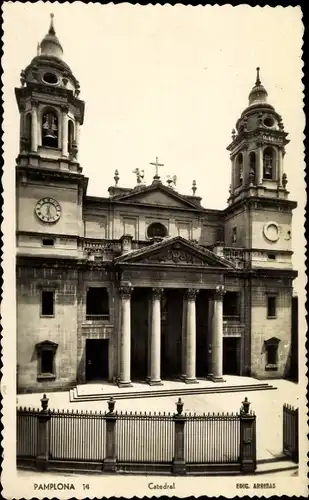 Ak Pamplona Navarra, Catedral