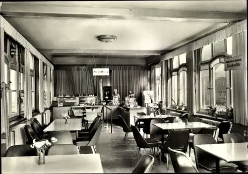 Ak Bad Schmiedeberg in der Dübener Heide, Kurhaus, Kaffeehalle