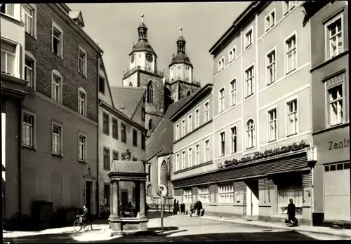 Ak Lutherstadt Wittenberg, Am Holzmarkt