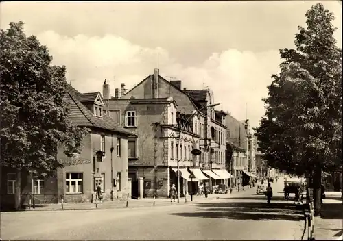 Ak Weißwasser in der Oberlausitz, Muskauer Straße