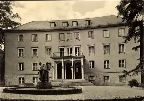 Ak Weißwasser in der Oberlausitz, Ingenieurschule für Glastechnik