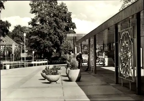 Ak Lübbenau im Spreewald, Partie am Hafen, Psistaw