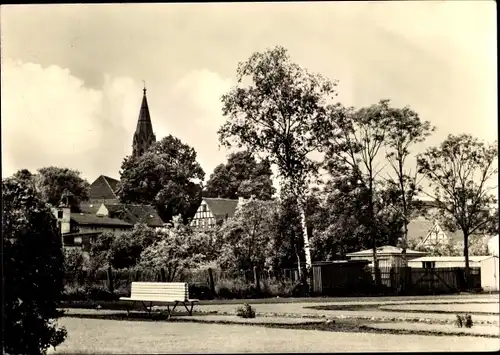 Ak Ueckermünde in Vorpommern, Teilansicht
