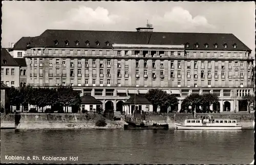 Ak Koblenz am Rhein, Koblenzer Hof