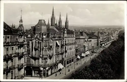 Ak Wiesbaden in Hessen, Wilhelmstraße