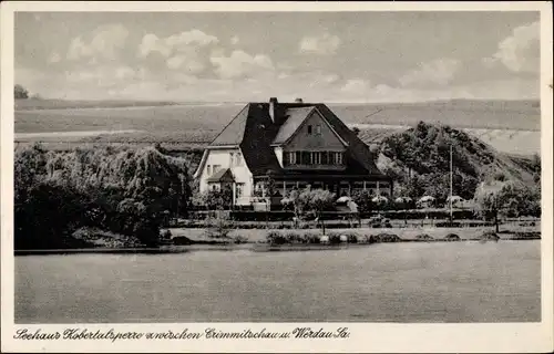 Ak Werdau in Sachsen, Seehaus Kobertalsperre