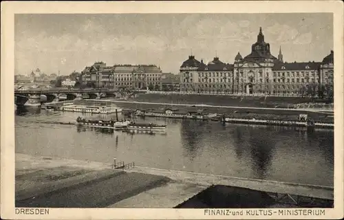 Ak Dresden Neustadt, Finanz- und Kultusministerium