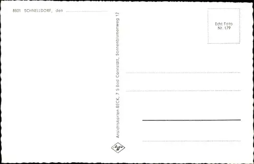 Ak Schnelldorf in Mittelfranken, Gesamtansicht, Rathaus, Gemeindehaus, Schulhaus