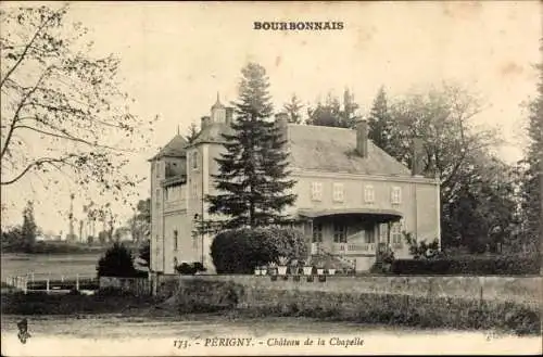 Ak Périgny Allier, Château de la Chapelle