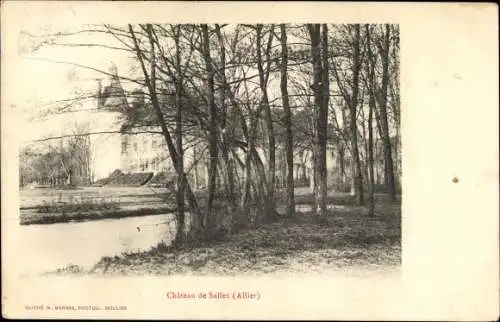 Ak Saint Germain de Salles Allier, Château