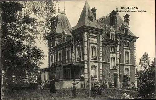 Ak Doullens Somme, Chateau de Saint-Sulpice, Villa, Außenansicht