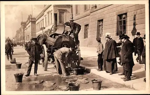 Ak Berlin, Berliner Typen, Asphaltarbeiter, Straßenbau