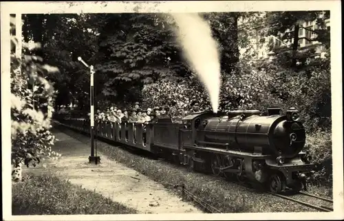 Ak Düsseldorf, Große Ausstellung Gesolei 1926, Liliputbahn