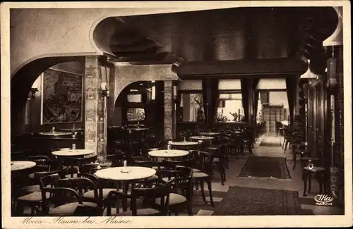 Ak Düsseldorf, Conditorei Café Mainz, Mocca Raum, Königsallee