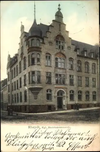 Ak Rheydt Mönchengladbach am Niederrhein, Kgl. Bezirkskommando