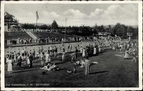 Ak Bad Rothenfelde Teutoburger Wald, Sole Freibad