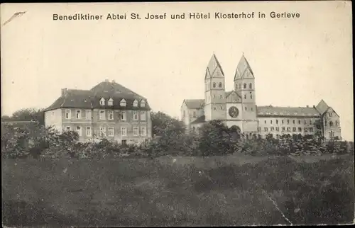 Ak Gerleve Billerbeck in Westfalen, Benediktiner Abtei St. Josef, Hotel Klosterhof