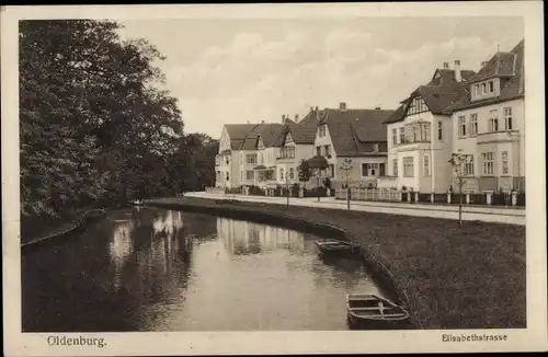Ak Oldenburg im Großherzogtum Oldenburg, Elisabethstraße