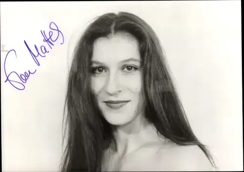 Ak Schauspielerin Eva Mattes, Portrait, Autogramm